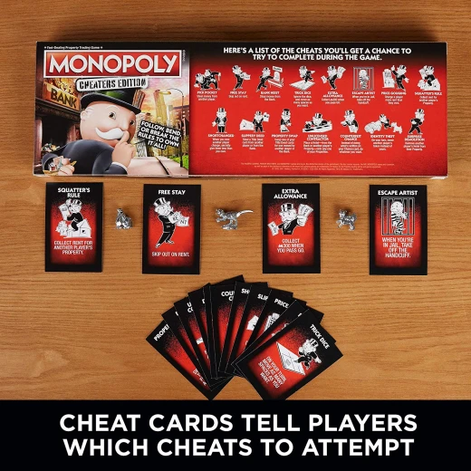 Monopoly Hasbro Gaming Cheats Board Game