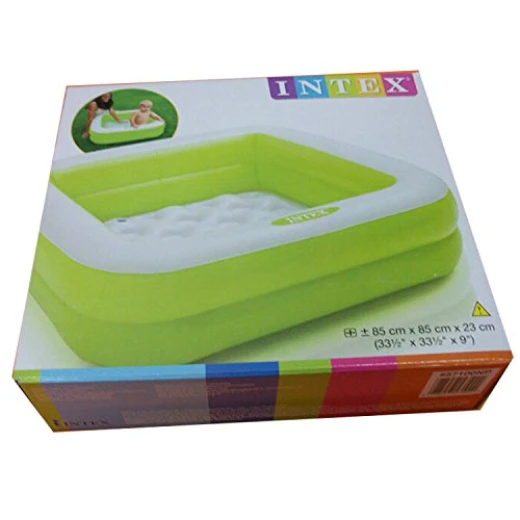 Intex - Inflatable Square Pool, Green