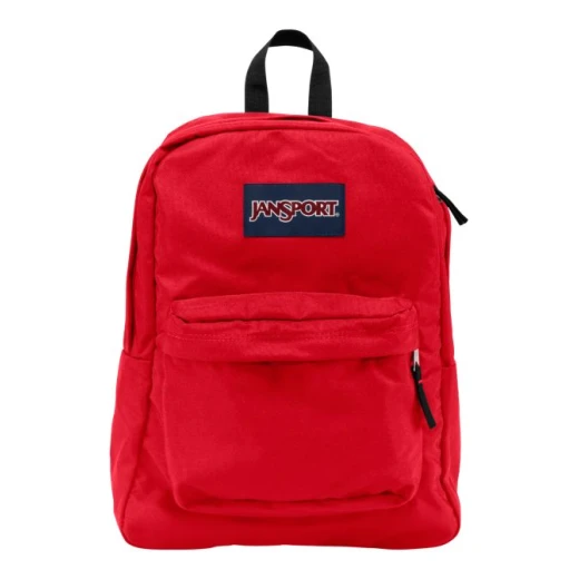 Jansport Superbreak Backpack, Red Tape