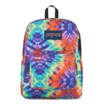 JanSport Superbreak Backpack, Red/Multi Hippie Days