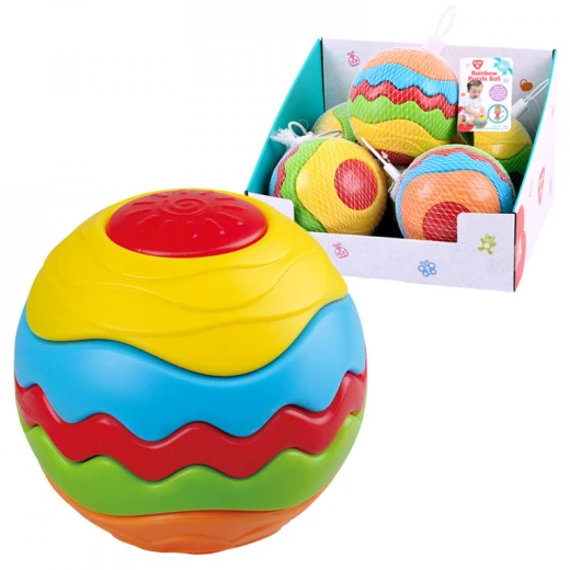 PlayGo Rainbow Folding Plastic Ball