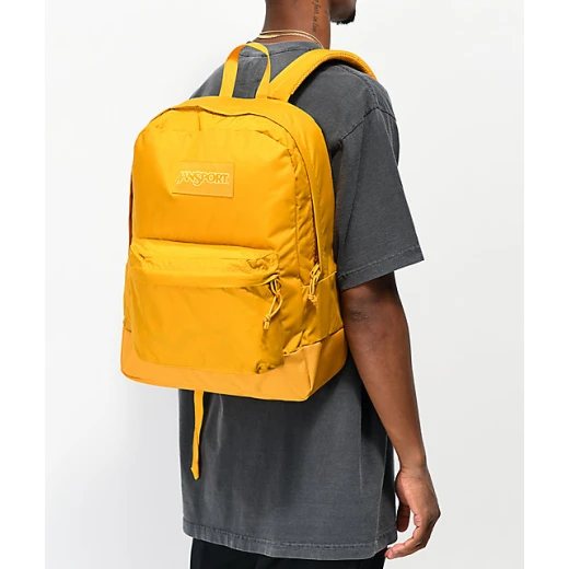 JanSport Superbreak Mono English Mustard Backpack