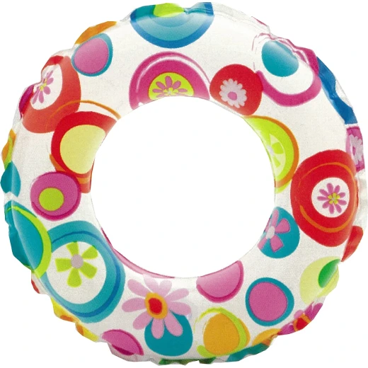 Intex - 61 cm Lively Print Swim Ring, Assortment