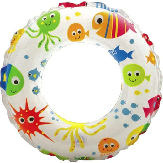 Intex - 61 cm Lively Print Swim Ring, Assortment