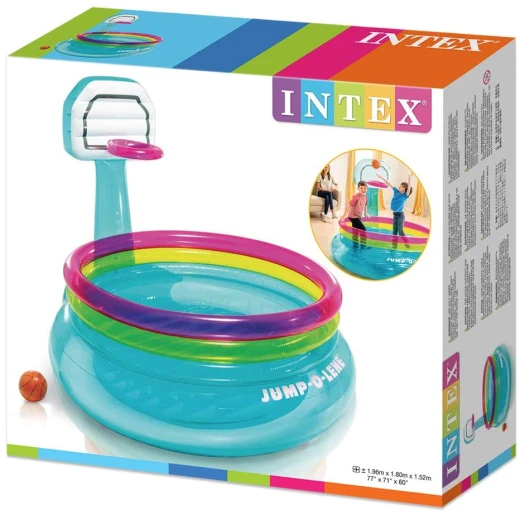 Intex Jump-O-Lene Shoot'N Bounce Baket Ball