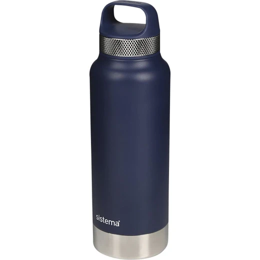 Sistema 1 Liter Stainless Steel - Navy Blue