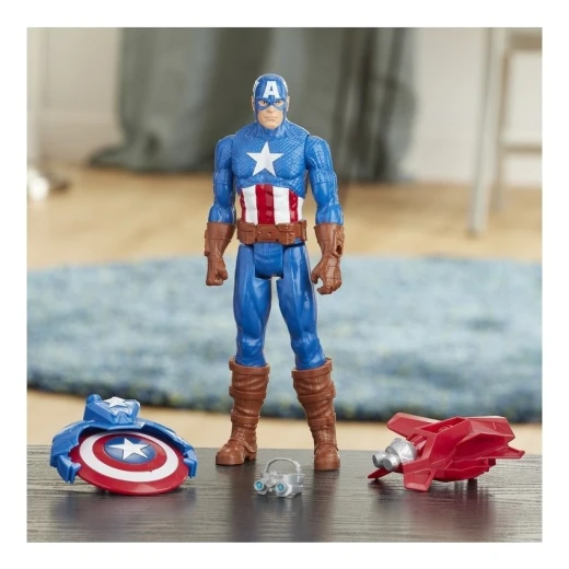 Marvel Avengers - Titan Hero - Blast Gear Captain America - 30 cm