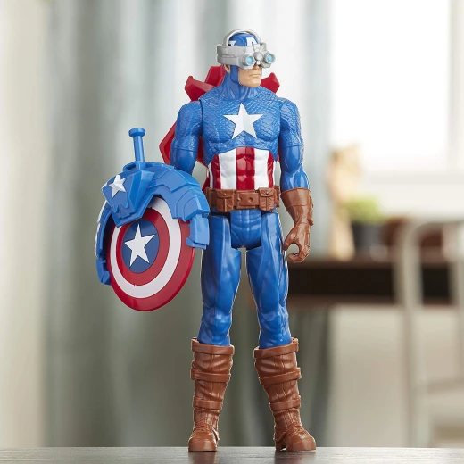 Marvel Avengers - Titan Hero - Blast Gear Captain America - 30 cm