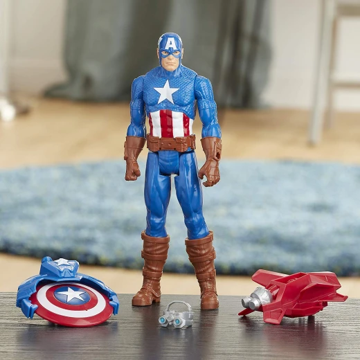 Marvel Avengers - Titan Hero - Blast Gear Captain America - 30 cm