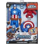 Marvel Avengers - Titan Hero - Blast Gear Captain America - 30 cm