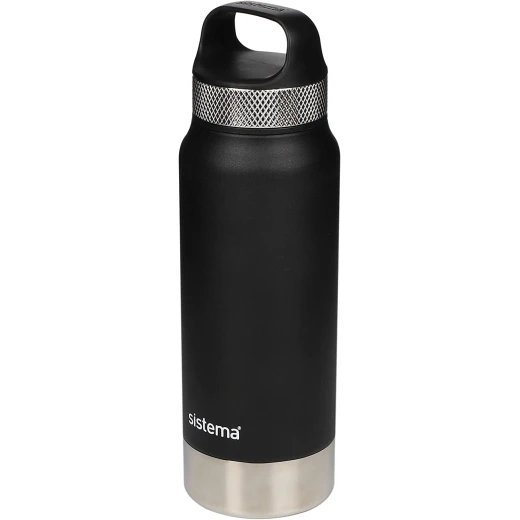 Sistema 1 Liter Stainless Steel - Black