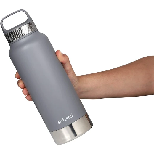 Sistema 1 Liter Stainless Steel - Grey