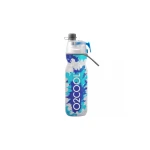 O2COOl Mist 'N Sip Locking Lid Water Bottle - Blue Splash,  590 ml