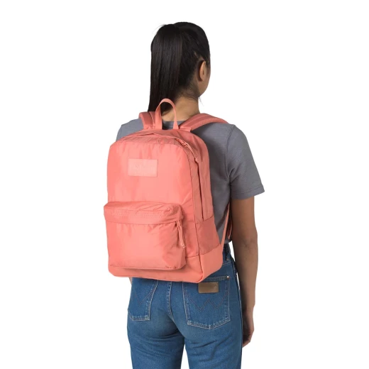 JanSport Mono Superbreak Backpack, CrabApple