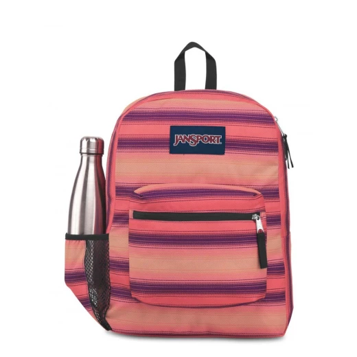 JanSport Cross Town Backpack, Sunset Stripe