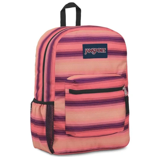 JanSport Cross Town Backpack, Sunset Stripe