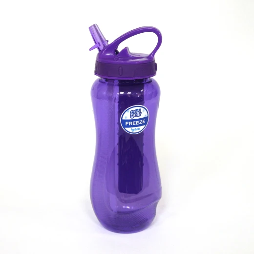 Cool Gear Freeze Water Bottle, Purple