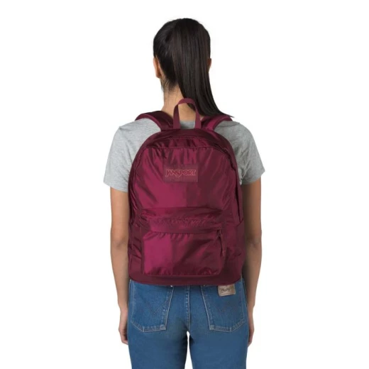 JanSport Mono Superbreak Backpack, Russet Red