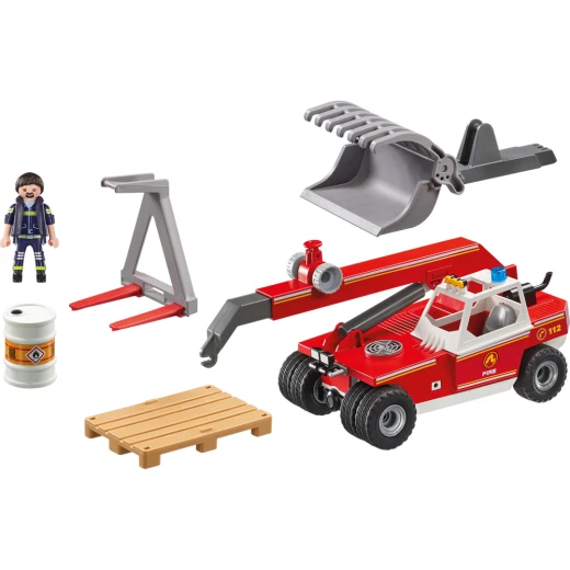 Playmobil Fire Crane For Children '