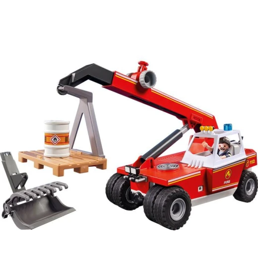 Playmobil Fire Crane For Children '