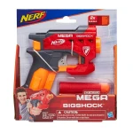 Nerf N-Strike Mega Bigshock, Red, Small, Pieces, MEGA DARTS