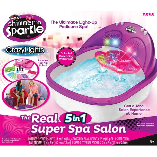 CRA-Z-ART Shimmer N' Sparkle Super Spa Salon Pedicure Toy Set '