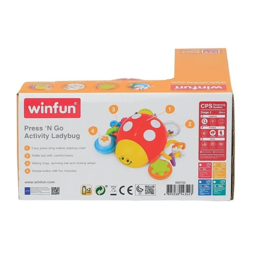 Winfun Press‘n Go Activity Ladybug '