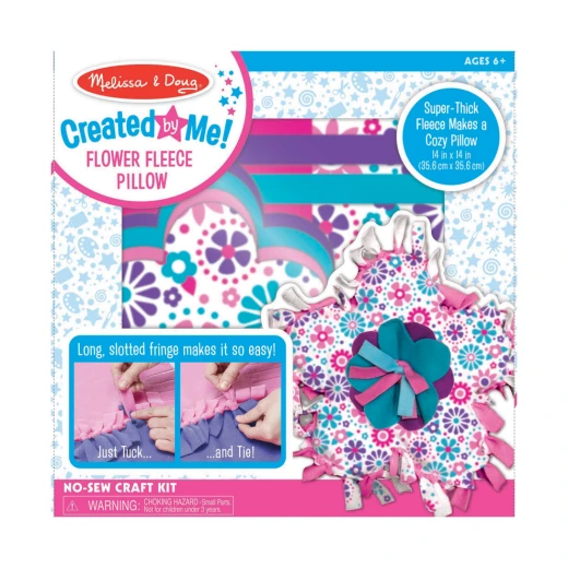 Melissa & Doug Created by Me! Flower Fleece Pillow