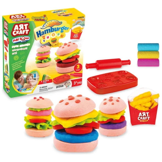 Art Craft Hamburger Play Dough Set 150g