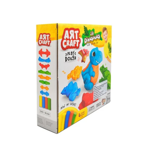 Art Craft 3D Dinosaurs Dough Set, 200 Gram