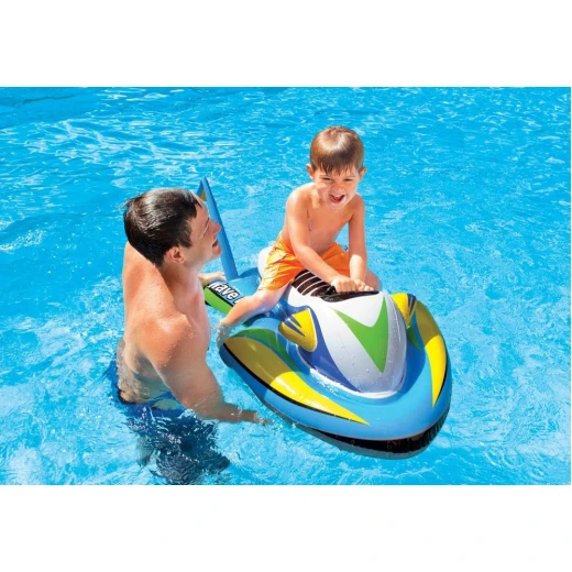 Intex Inflatable Swimming Pool Water Jet Ski Wave Rider Float, Assorted Color