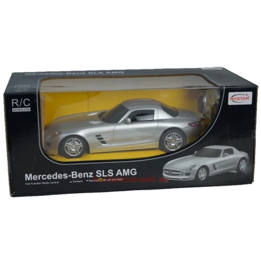 Rastar R/C 1:24 Mercedes-benz Sls - Silver, Red