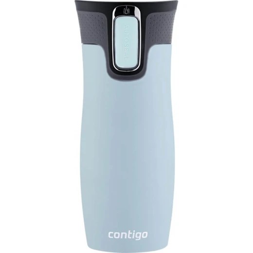 Contigo Autoseal West Loop Vacuum Insulated Stainless Steel Travel Mug 470 ml, Iced Aqua