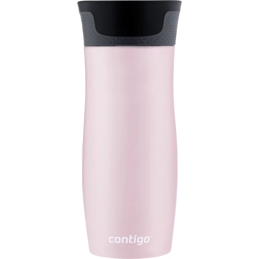 Contigo Autoseal West Loop Vacuum Insulated Stainless Steel Travel Mug 470 ml, Millenial Pink