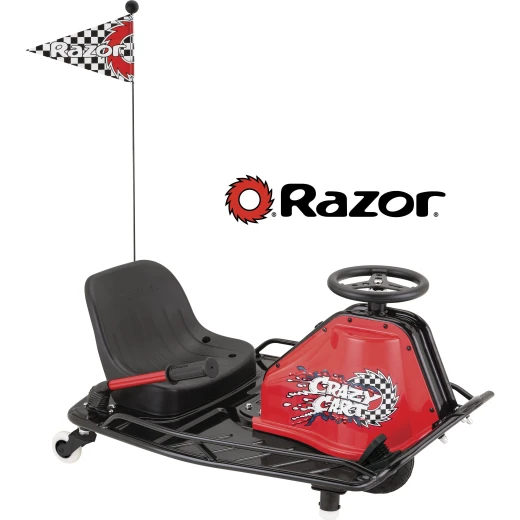 Razor Crazy Cart Black and red '