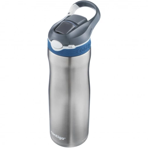 Contigo Autospout Ashland Chill - Vacuum Insulated Stainless Steel Water Bottle 590 ml, Monaco