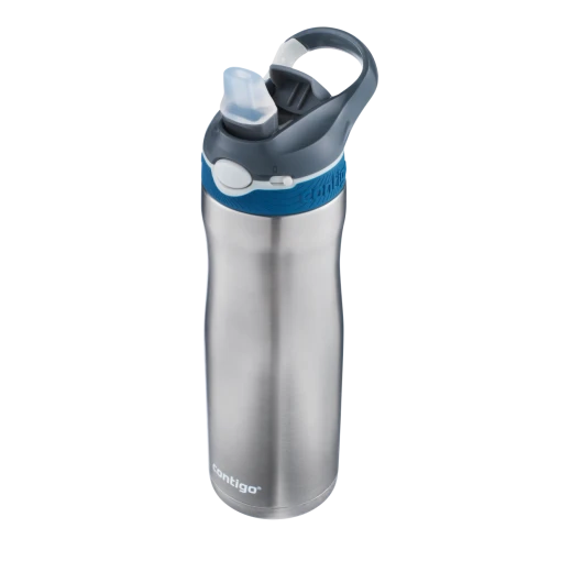 Contigo Autospout Ashland Chill - Vacuum Insulated Stainless Steel Water Bottle 590 ml, Monaco