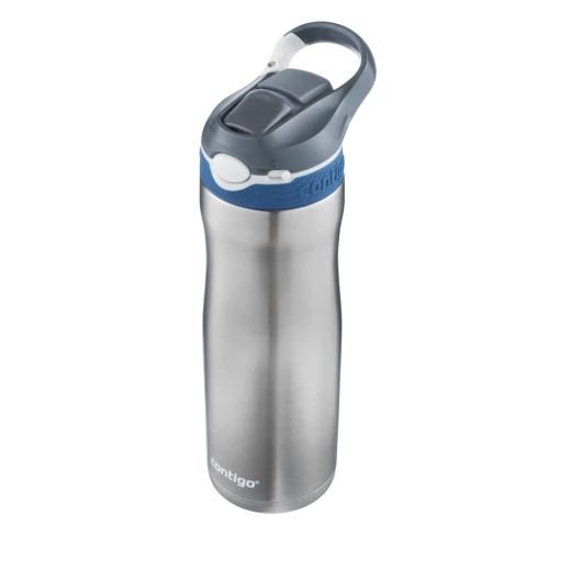 Contigo Autospout Ashland Chill - Vacuum Insulated Stainless Steel Water Bottle 590 ml, Monaco