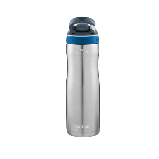 Contigo Autospout Ashland Chill - Vacuum Insulated Stainless Steel Water Bottle 590 ml, Monaco