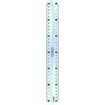 Maped Triple Demethimeter Crystal Ruler 30 cm