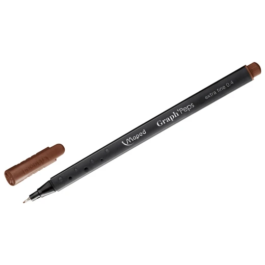 Maped Graph'Peps Fineliner 0.4mm Woody Brown, 1 Piece