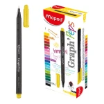 Maped Graph'Peps Fineliner 0.4mm SunnyYellow, 1 Piece