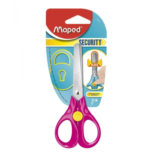 Maped  13cm/5" Security Scissors 3 Asst