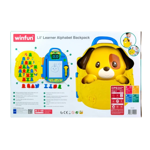 Winfun Learner Alphabet Backpack '