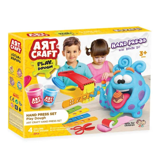 Art Craft Hand Press Dough Set 224 Gr