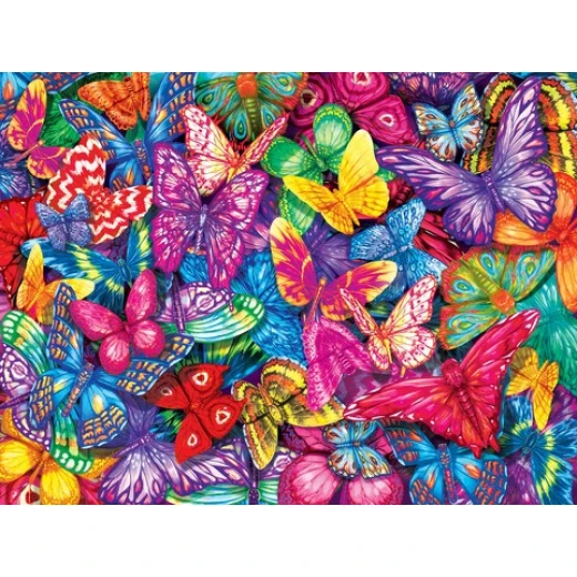 Kodak 350 Pieces Puzzle, Colorful Butterflies Puzzle