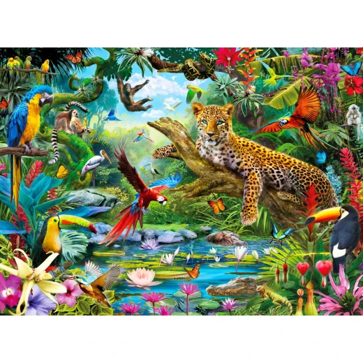 Buffalo Games Leopard Jungle,1000 Piece