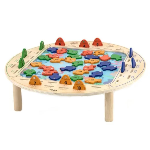 Viga Wooden Fishing Table '