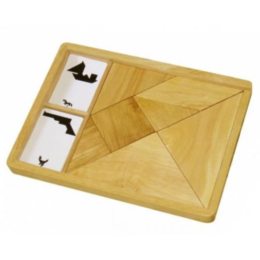 Viga Wooden Tangram Puzzle Set '