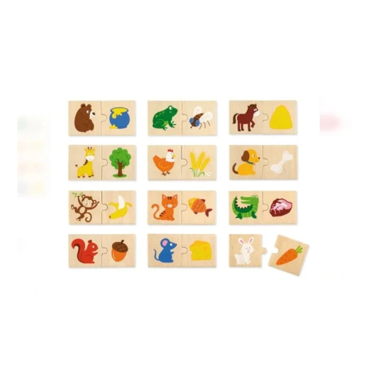 Viga Puzzle Set, Animal Feeding Design '